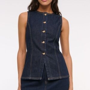 Abercrombie & Fitch Dark Blue Denim Best